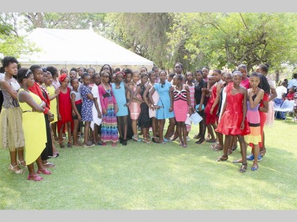 Boiketlo Primary School gr. 7 learners during the excellence awards and farewell function.