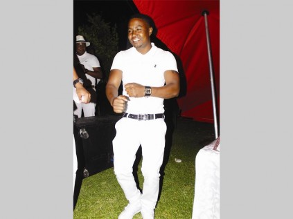The brain behind the new annual all white party, Robbie Mojapelo, gets down.