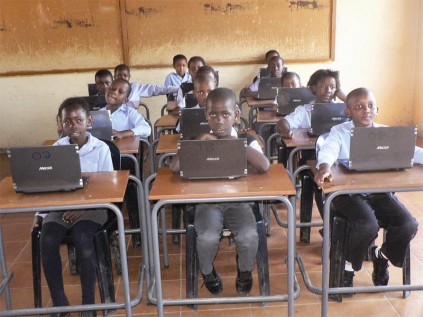 Ntwanano Primary School learners say they are very impressed with their new, fully equipped, computer laboratory.