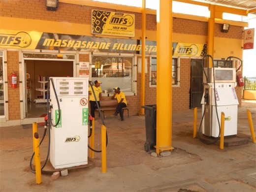 Mashashane filling station is situated in Ga-Mashashane.